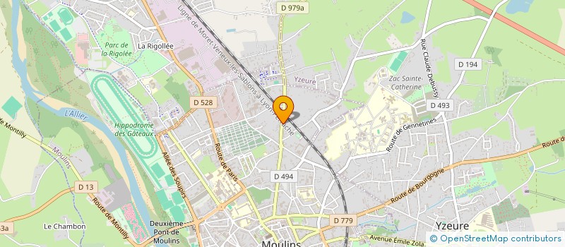 localisation de l'entreprise HACK-LAB 03 à MOULINS