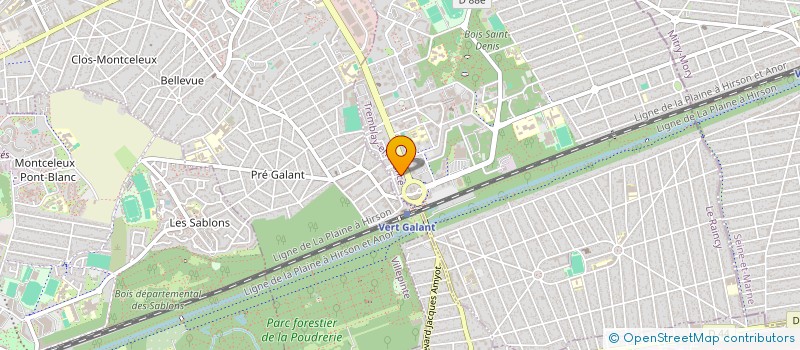 localisation de l'entreprise HACK MY SCHOOL ( HMS )  TREMBLAY-EN-FRANCE
