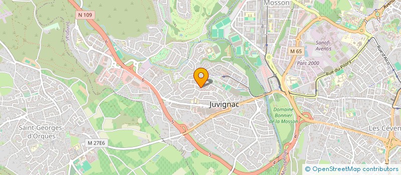 localisation de l'entreprise HACKA BIORISK FRANCE à JUVIGNAC