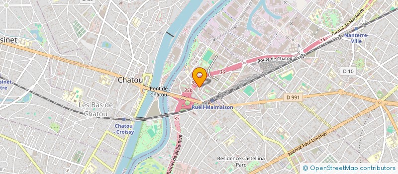 localisation de l'entreprise HACKAJOO  RUEIL-MALMAISON