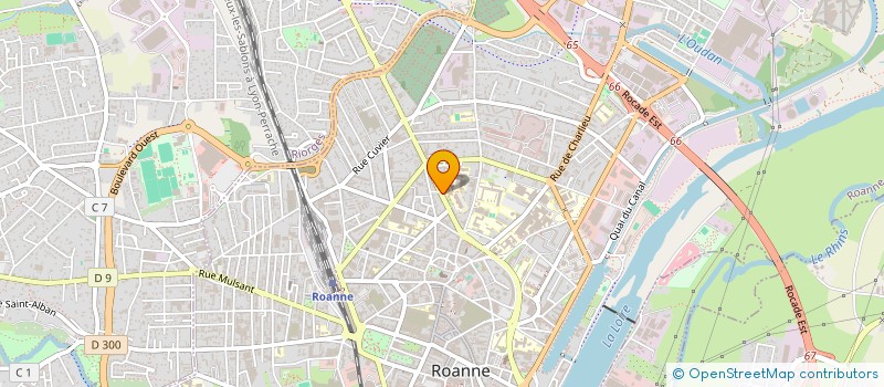 localisation de l'entreprise HACKCESS à ROANNE