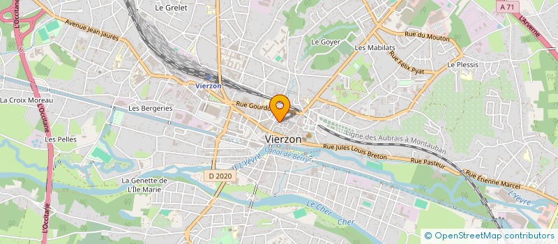 localisation de l'entreprise HACKER OUVERT  VIERZON