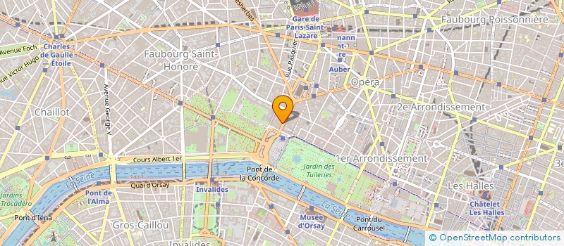 localisation de l'entreprise HACKETT à PARIS
