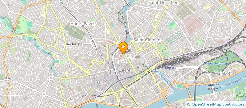 localisation de l'entreprise HACKMYBODY COACHING à NANTES