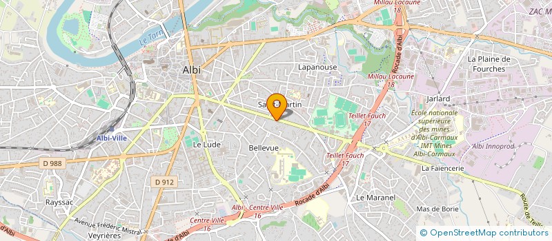 localisation de l'entreprise HACLONA  ALBI