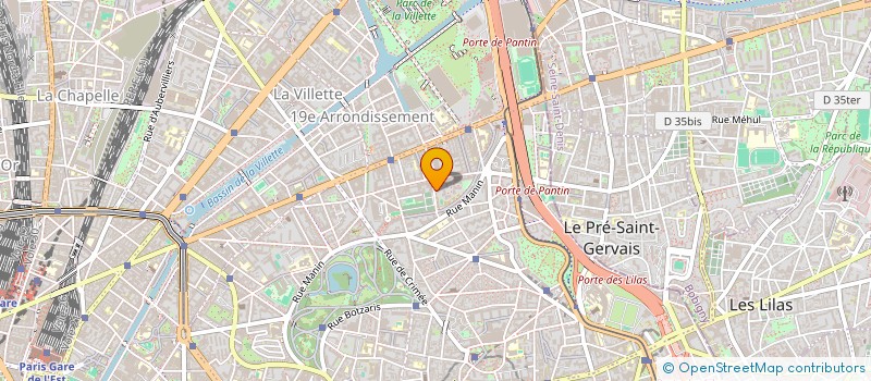 localisation de l'entreprise HACMAT  PARIS