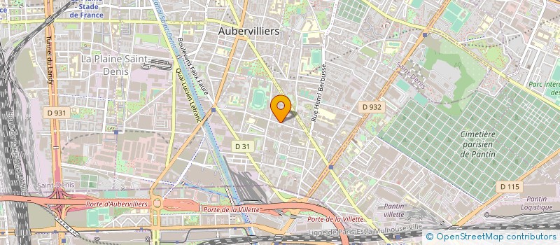 localisation de l'entreprise HACO  AUBERVILLIERS