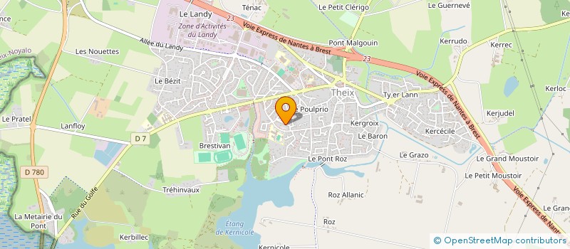 localisation de l'entreprise HACO FINANCES à THEIX-NOYALO