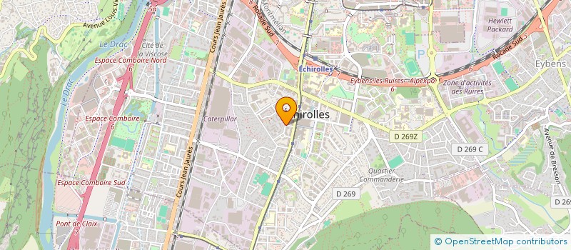 localisation de l'entreprise HACOP  ECHIROLLES