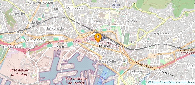 localisation de l'entreprise HACQSTUDIO  TOULON