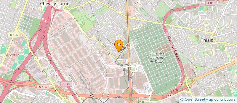 localisation de l'entreprise HACQUE ENTREPRISE  CHEVILLY-LARUE