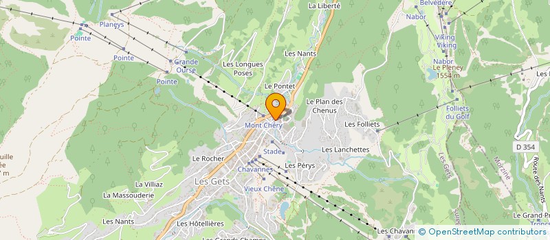 localisation de l'entreprise HACQUEL MONTAGNE à LES GETS