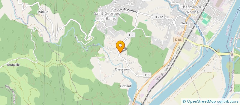 localisation de l'entreprise HACS INVEST  SAINT-GEORGES-LES-BAINS