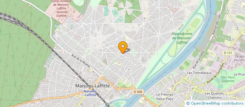 localisation de l'entreprise HACT COMMUNICATIONS à MAISONS-LAFFITTE