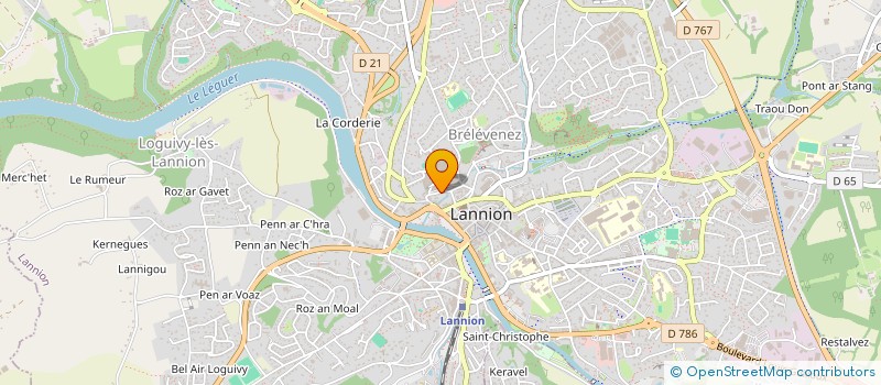 localisation de l'entreprise HACTIVA  LANNION