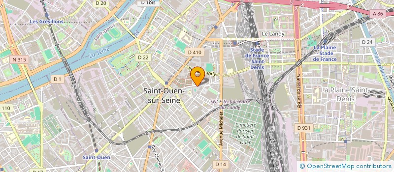localisation de l'entreprise HAD à SAINT-OUEN-SUR-SEINE