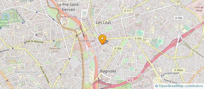 localisation de l'entreprise HAD DISTRIBUTION à LES LILAS