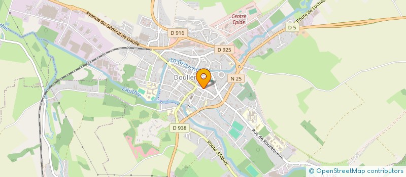 localisation de l'entreprise HAD DU TERRITOIRE NORD-OUEST DE LA SOMME SECTEUR GEOGRAPHIQUE DE DOULLENS-CORBIE à DOULLENS