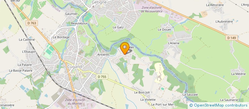 localisation de l'entreprise HAD EVENT'S  CUGAND-LA-BERNARDIERE