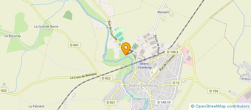 localisation de l'entreprise HAD - HABITAT ALTERNATIF ET DURABLE à ILLIERS-COMBRAY