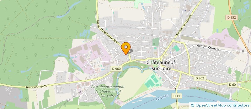 localisation de l'entreprise HAD (HOLDING ADRIEN DEPRET)  CHATEAUNEUF-SUR-LOIRE