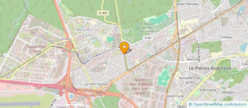 localisation de l'entreprise HAD IMMOBILIERE à CLAMART