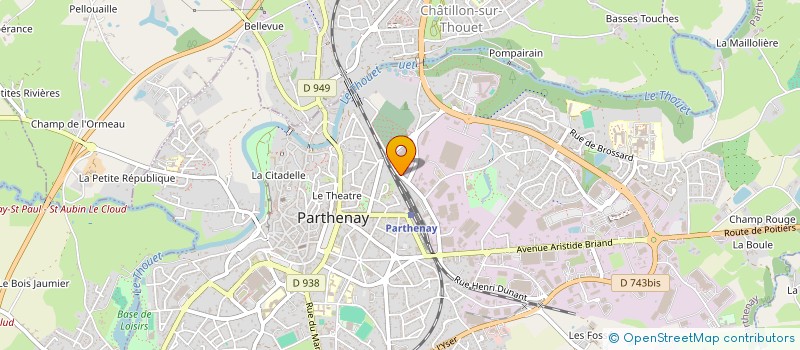 localisation de l'entreprise HAD NORD 79  PARTHENAY