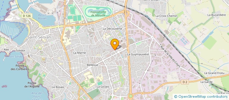 localisation de l'entreprise HAD1 à SAINT-MALO