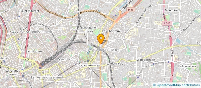 localisation de l'entreprise HADAR DISTRIBUTION à MARSEILLE