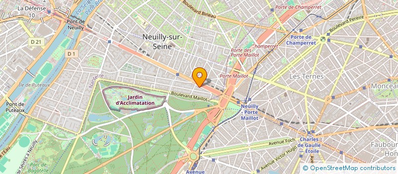 localisation de l'entreprise HADARIA HOSPITALITY à NEUILLY-SUR-SEINE