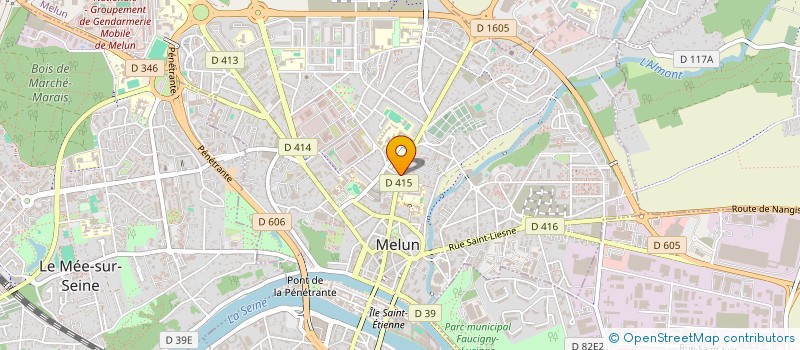 localisation de l'entreprise HADBI ET ASSOCIES à MELUN