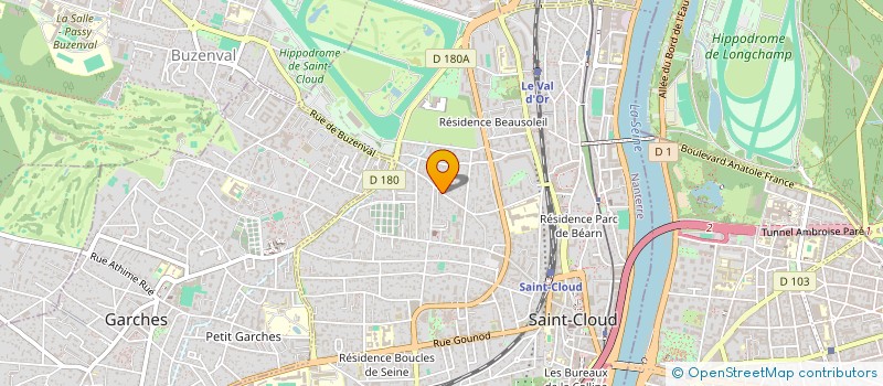 localisation de l'entreprise HADDAD à SAINT-CLOUD