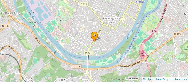 localisation de l'entreprise HADDADOU  CROISSY-SUR-SEINE