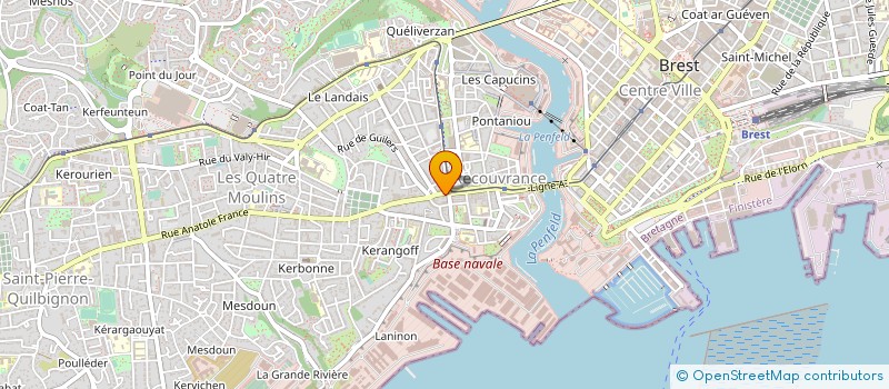 localisation de l'entreprise HADDAG ET SAICHE à BREST