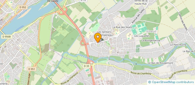 localisation de l'entreprise HADDES INCENDIE à VINEUIL