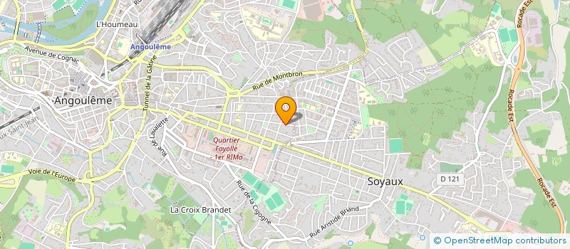 localisation de l'entreprise HADDOCK à ANGOULEME
