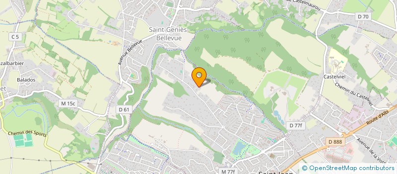 localisation de l'entreprise HADDOUCHE IMMO  PECHBONNIEU