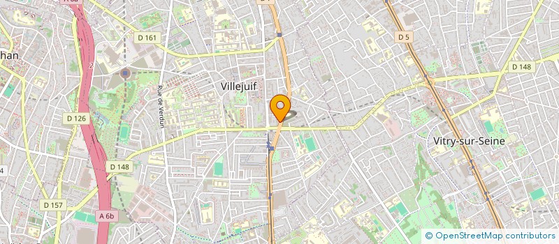 localisation de l'entreprise HADDOUM TRANSPORTS à VILLEJUIF