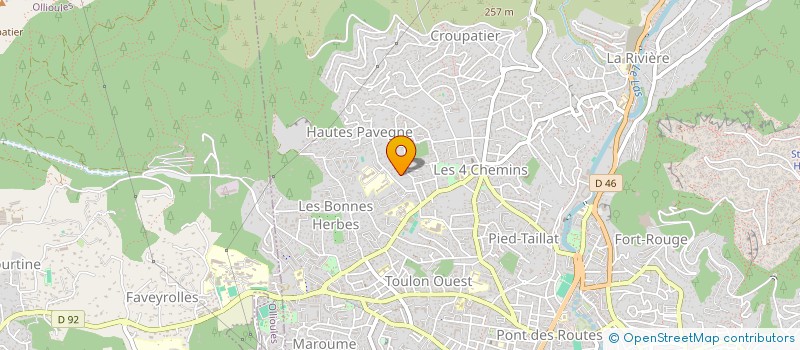 localisation de l'entreprise HADE A04  TOULON