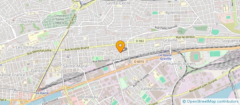 localisation de l'entreprise HADEPI  LE HAVRE