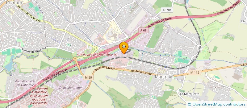 localisation de l'entreprise HADES 31 THANATOPRAXIE  MONTRABE