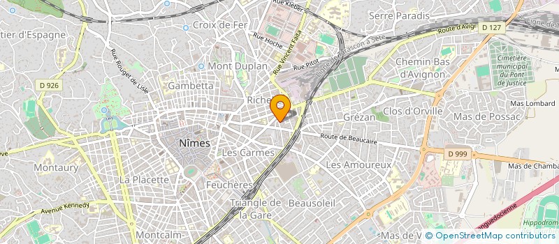 localisation de l'entreprise HADES  NIMES