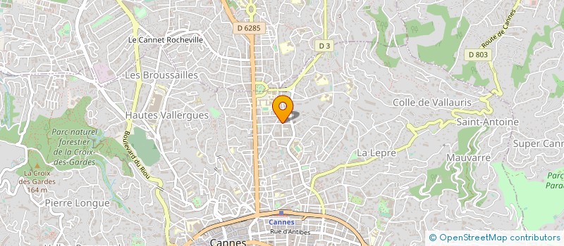 localisation de l'entreprise HADES à CANNES