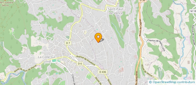 localisation de l'entreprise HADES à SAINT-PAUL-DE-VENCE