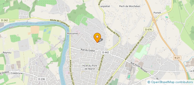 localisation de l'entreprise HADES  VILLENEUVE-SUR-LOT