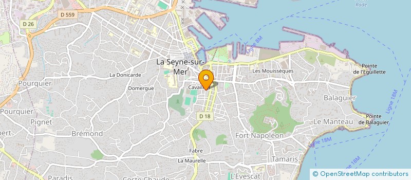 localisation de l'entreprise HADES à LA SEYNE-SUR-MER
