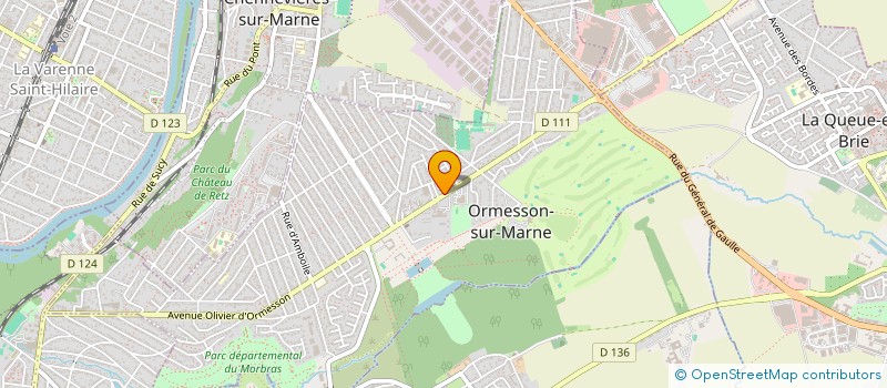 localisation de l'entreprise HADES à ORMESSON-SUR-MARNE
