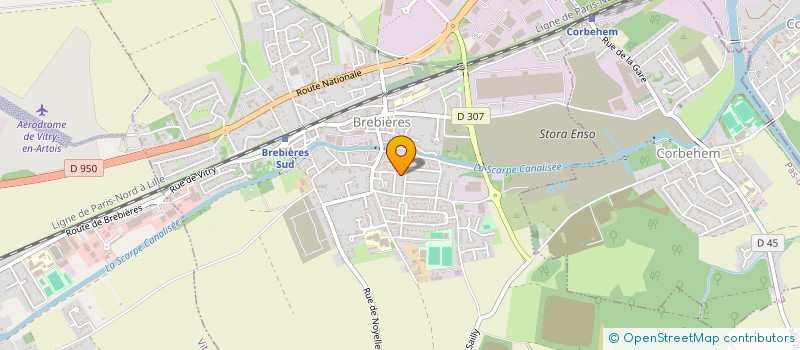 localisation de l'entreprise HADES PROTECTION PRIVEE à BREBIERES