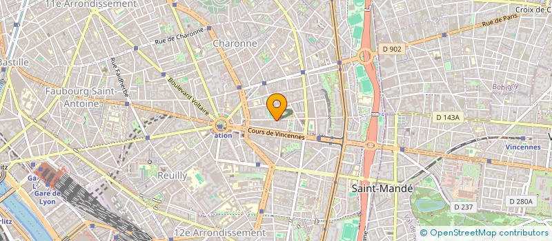 localisation de l'entreprise HADES PSF  PARIS