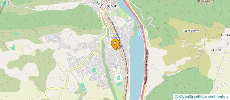 localisation de l'entreprise HADES WEB à SISTERON